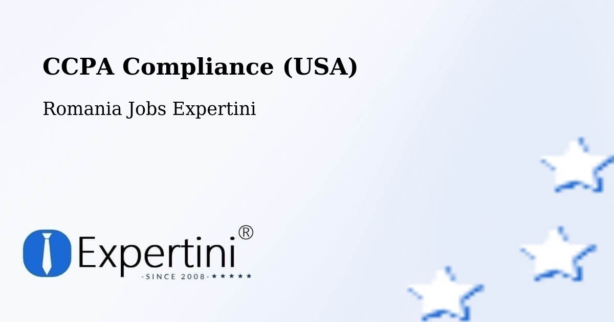CCPA Privacy Rights & Compliance Notice – Solca - Romania Jobs Expertini