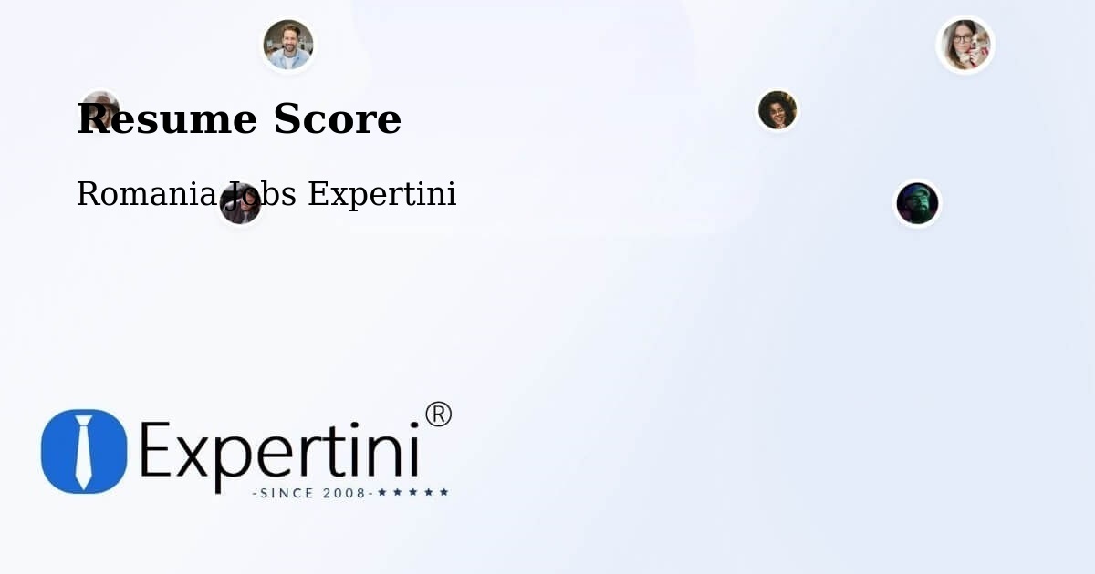 Resume Score & Job Description Match Tool – Solca - Romania Jobs Expertini